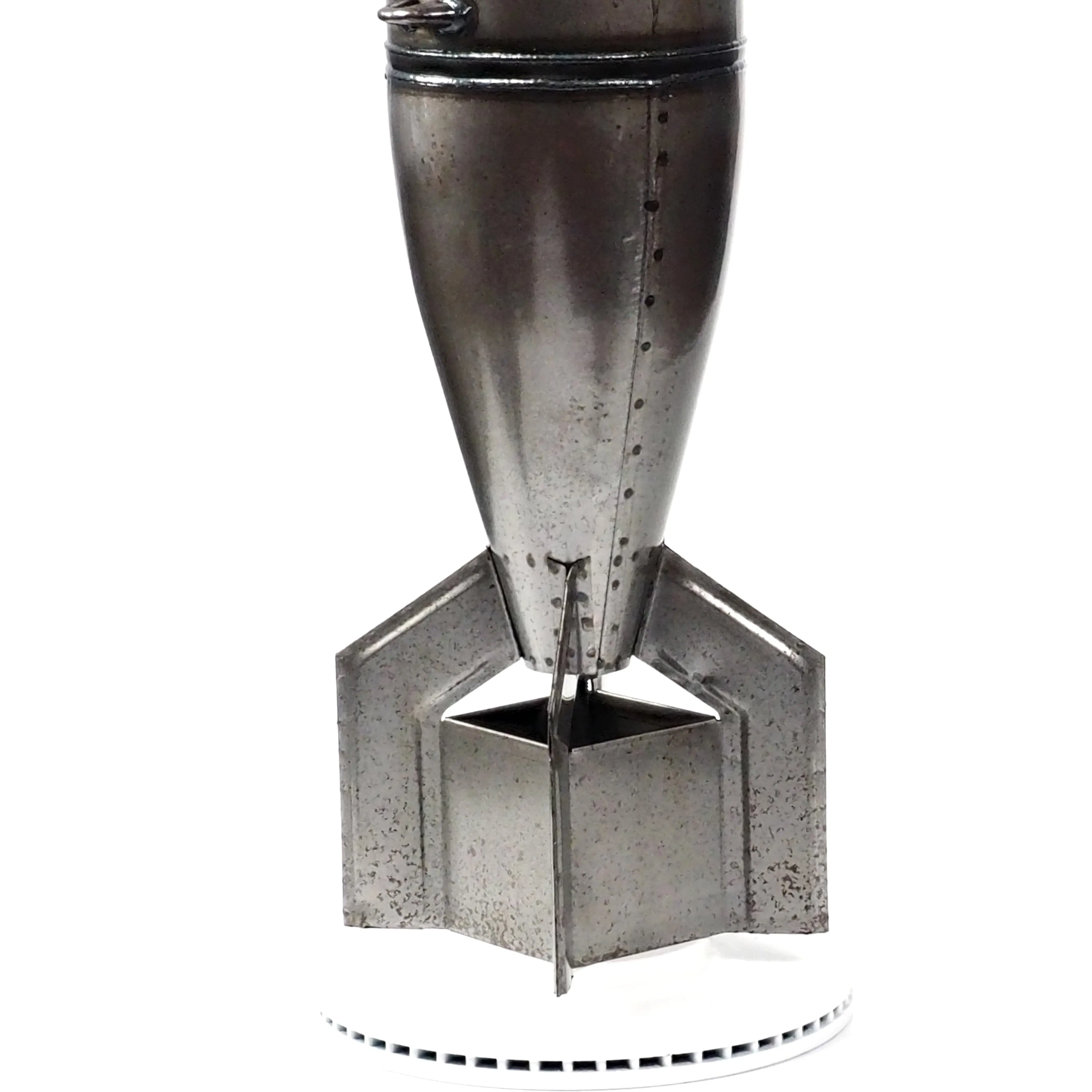 1960's MK-15 Mod 4 USA Navy Military Raw Practice Bomb Martini Side Office Table