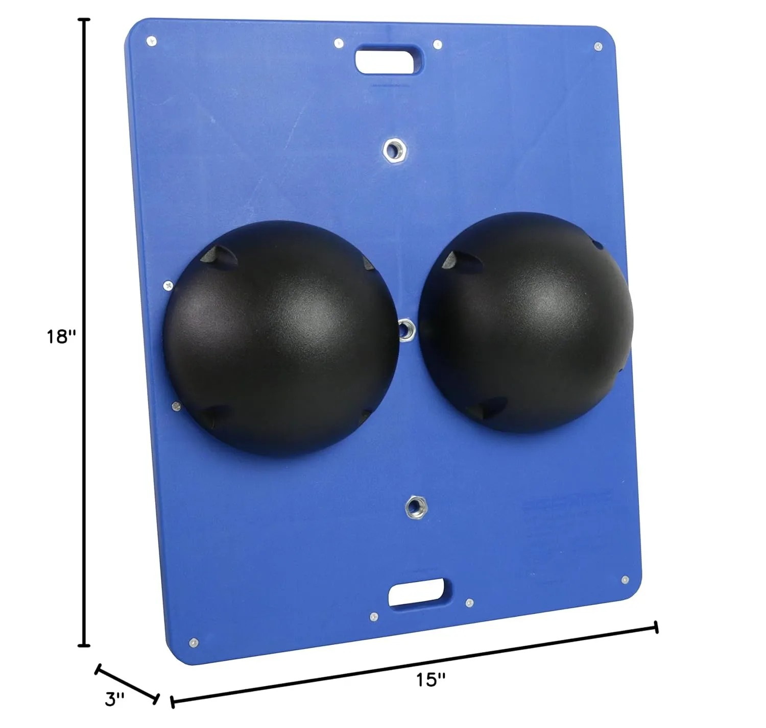 CanDo Balance Board 15x18 Inch, 3 Inch Height, Black