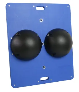 CanDo Balance Board 15x18 Inch, 3 Inch Height, Black