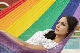 Cotton Hammock King Size - Rainbow