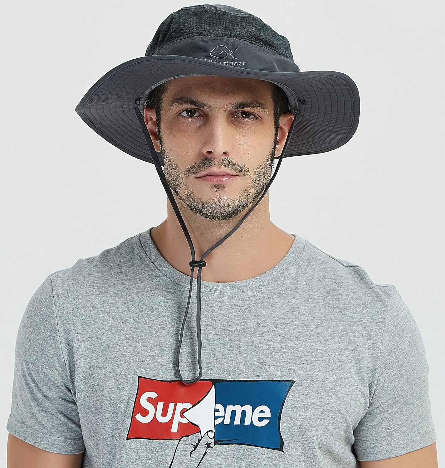 DDYOUTDOOR 07-281 Fashion Summer Outdoor Sun Protection Fishing Cap Neck Face Flap Hat Wide Brim