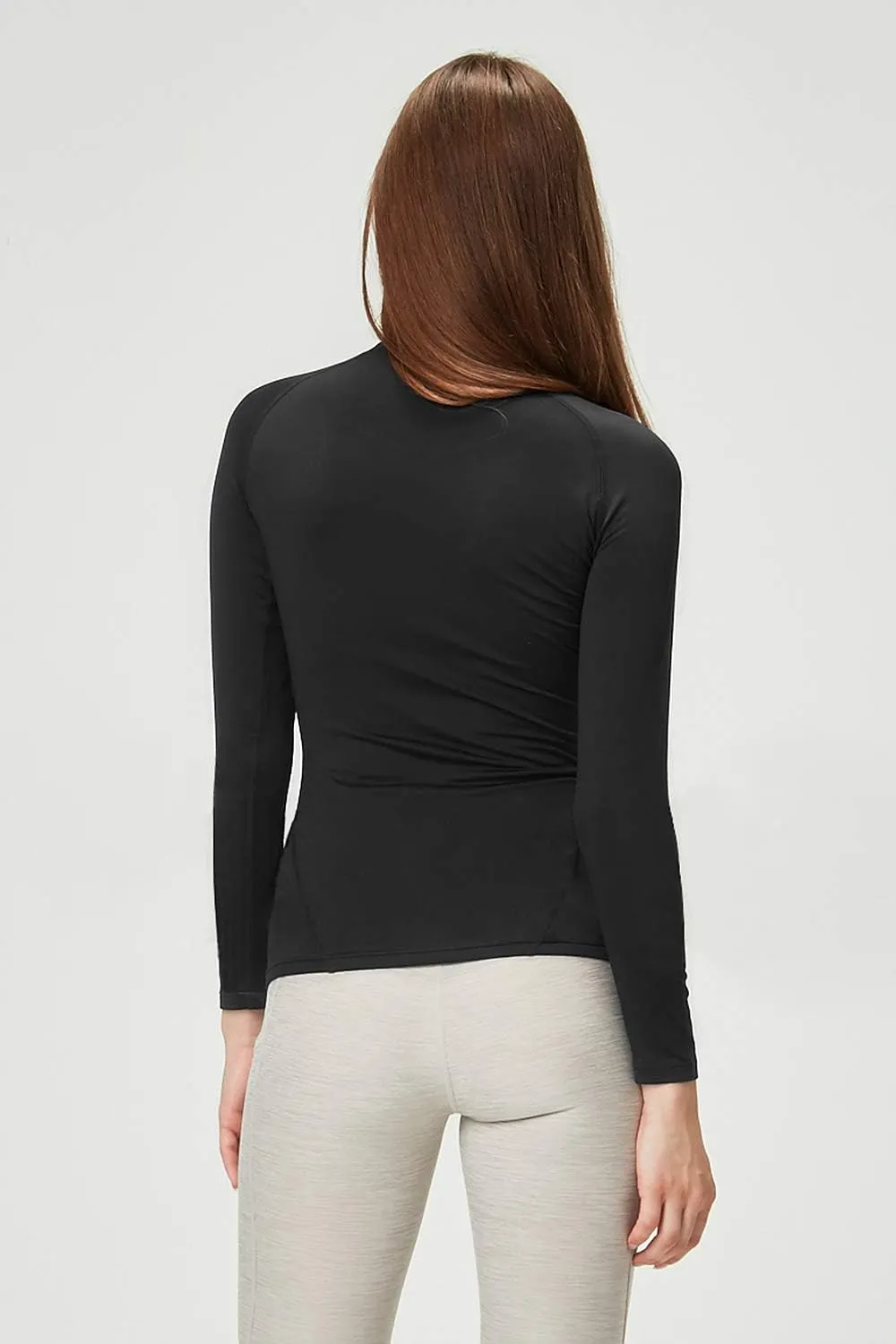 DEVOPS Women's 2 Pack Thermal Long Sleeve Shirts Compression Baselayer Tops