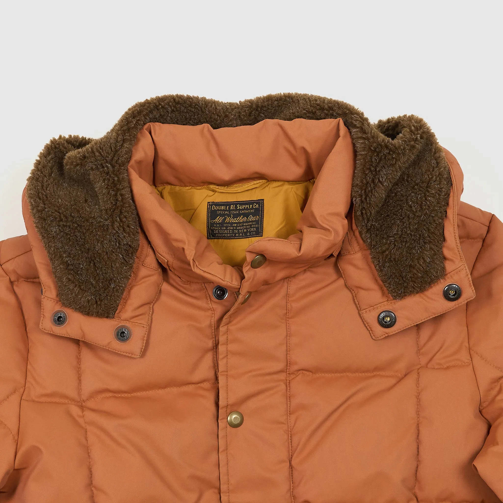 Double RL Quilted Hooded Parka Jacket