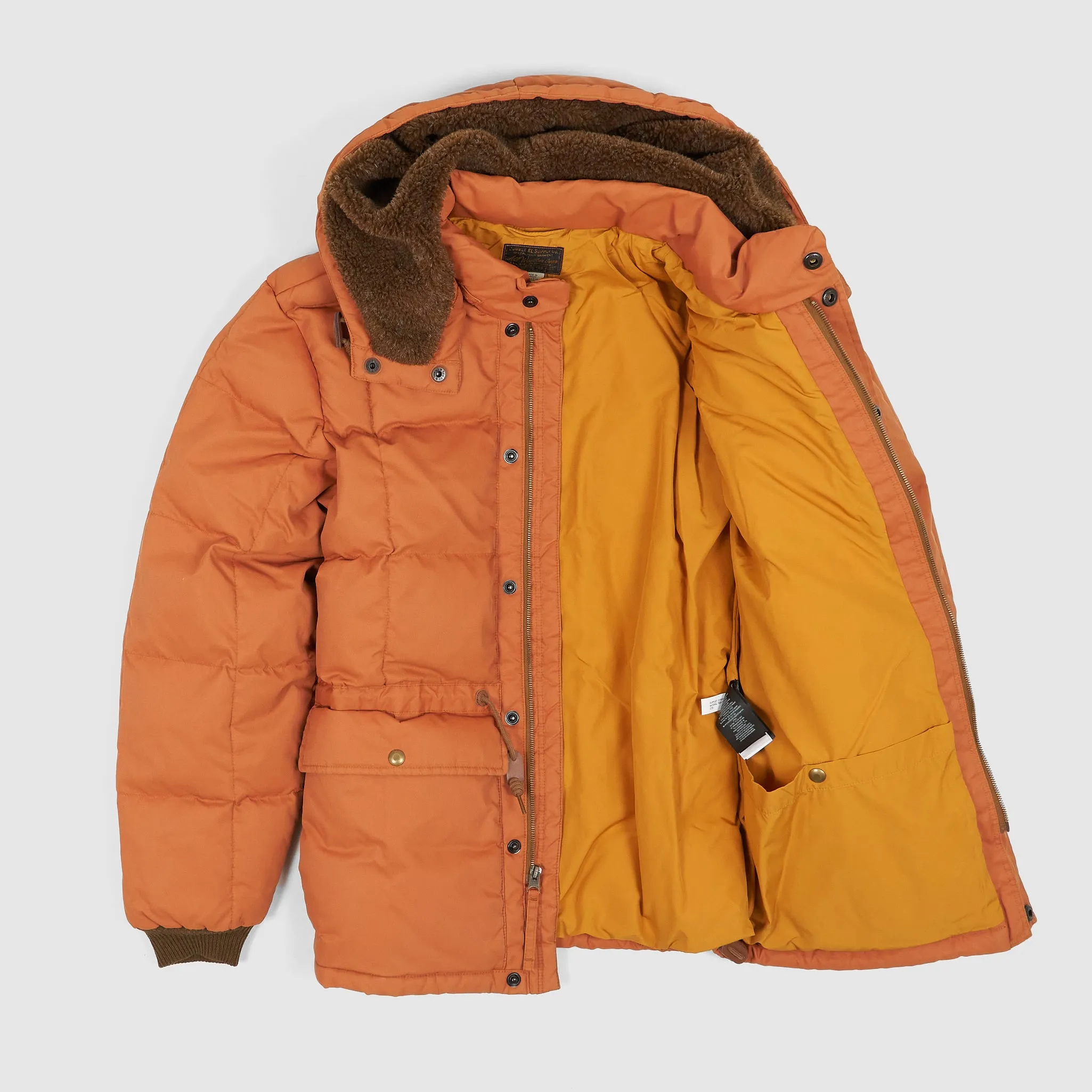 Double RL Quilted Hooded Parka Jacket