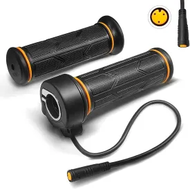 Electric Bike 20X Full Half Twist Throttle Right Handle Throttle 3PIN Female Connector for BBS01 BBS02 BBSHD Mid Motor Electric Bicycle Accelerator
