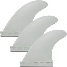 Future Surfboard Fin Set Black and Green Color Surfboard Fin Set of 3 Fins with Futures Base G5 Fin Longboard