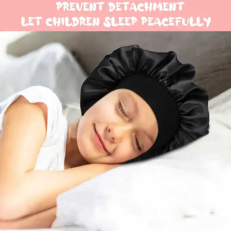 Girls - Wide Brim Sleep & Shower Cap