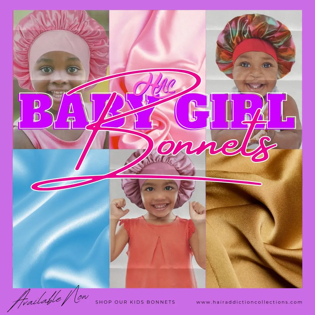 Girls - Wide Brim Sleep & Shower Cap