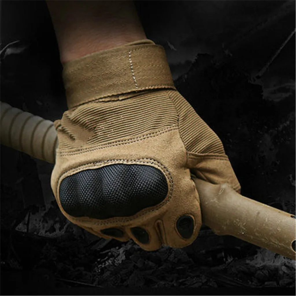 Gloves Hard Military Knuckle Tactical Gloves Motorbike Motorcycle ATV Riding Army Combat Full Finger Gloves for Men