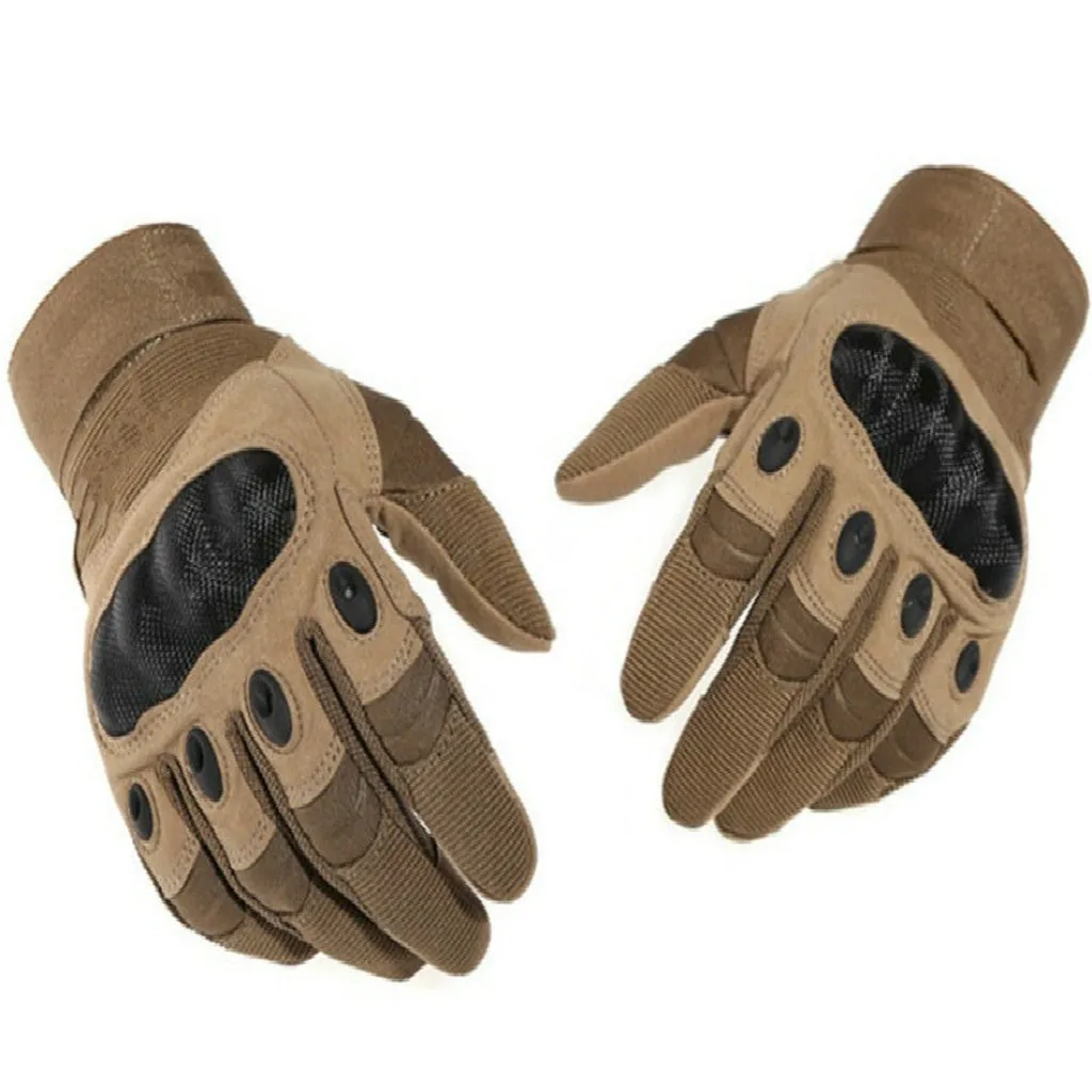 Gloves Hard Military Knuckle Tactical Gloves Motorbike Motorcycle ATV Riding Army Combat Full Finger Gloves for Men
