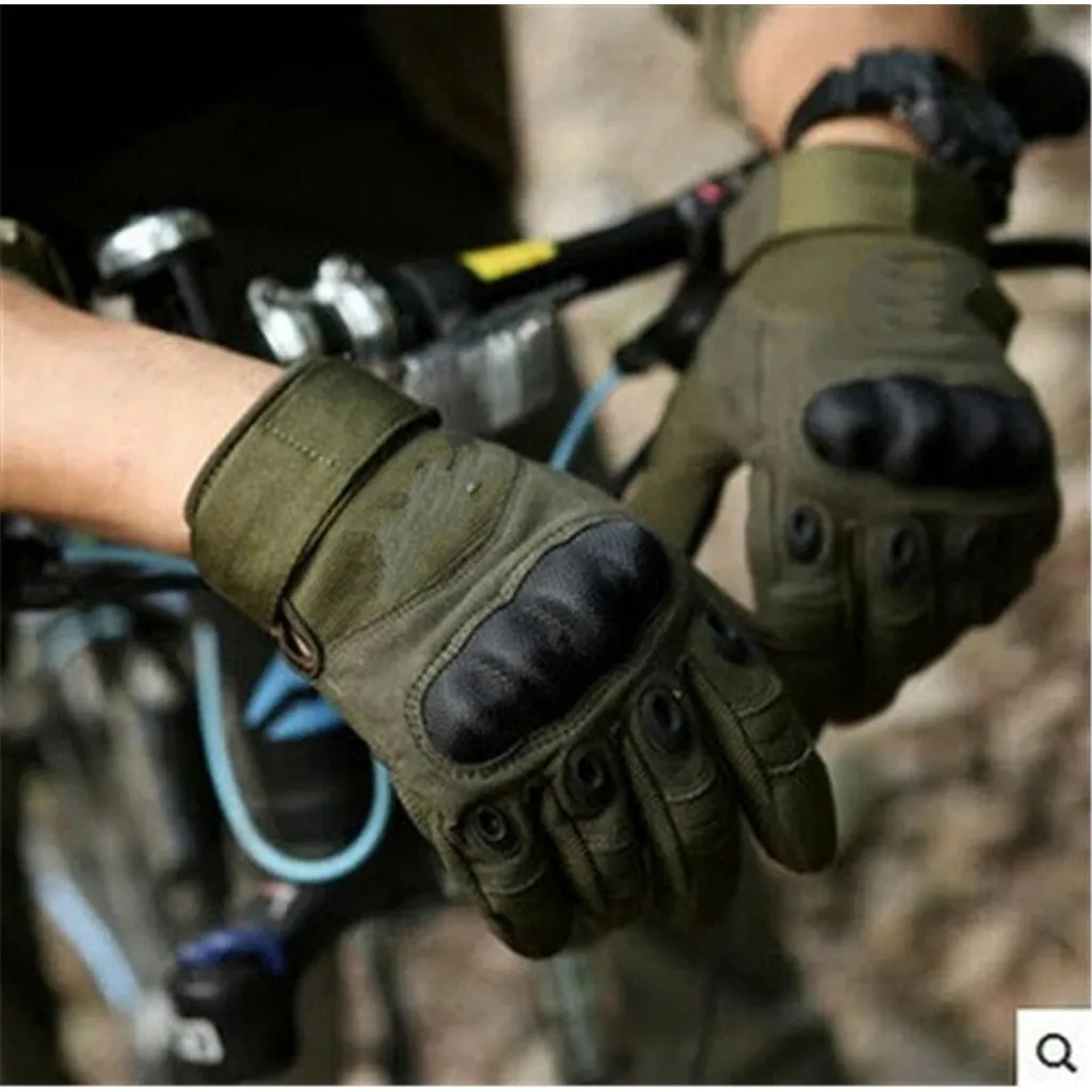Gloves Hard Military Knuckle Tactical Gloves Motorbike Motorcycle ATV Riding Army Combat Full Finger Gloves for Men