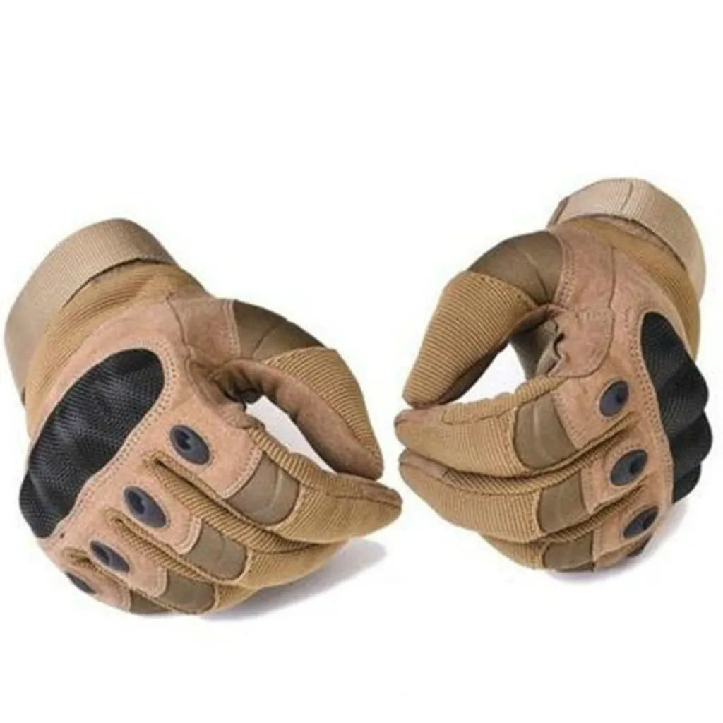 Gloves Hard Military Knuckle Tactical Gloves Motorbike Motorcycle ATV Riding Army Combat Full Finger Gloves for Men
