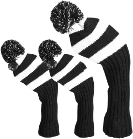 Golf Head Covers for Driver Woods Fairway Hybrids, Long Neck Golf Club Headcovers Set with Number Tags 1 3 53pcs