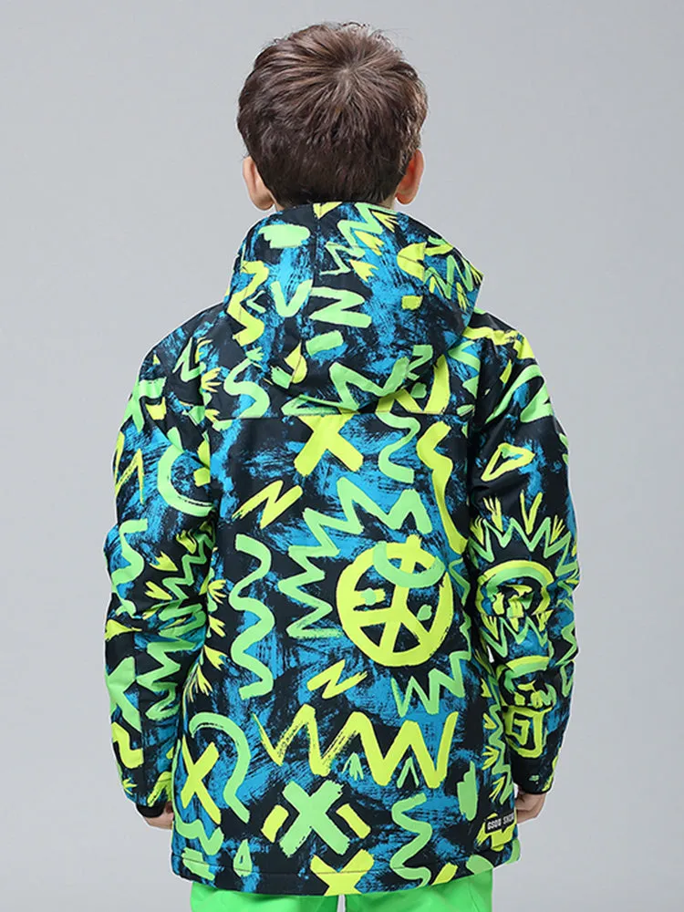 Gsou Snow Kid's Light Bulb Waterproof Windproof Snowboard Ski Jackets