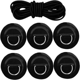 Happyyami 1 Set Inflatable Boat d Rings Elastic Bungee Cords Sup Paddleboard Accessories