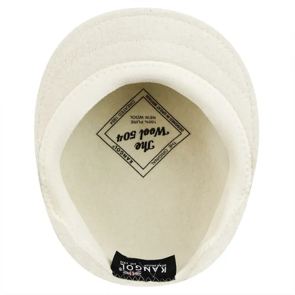 Kangol 0258BC 504 Wool Cap White