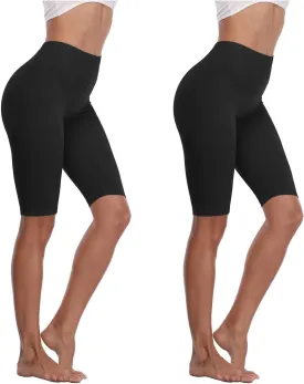 Kotii Women's Buttery Soft Short Leggings Modal Cotton Shorts Under Dresses Leggings Pants