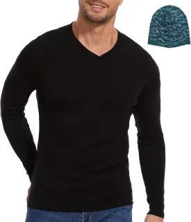 MERINNOVATION Merino Wool Base Layer Mens 100% Merino LS Thermal Shirts for Hiking Hunting,Lite, Midweight
