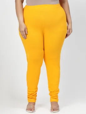 Mustard Churidar Leggings