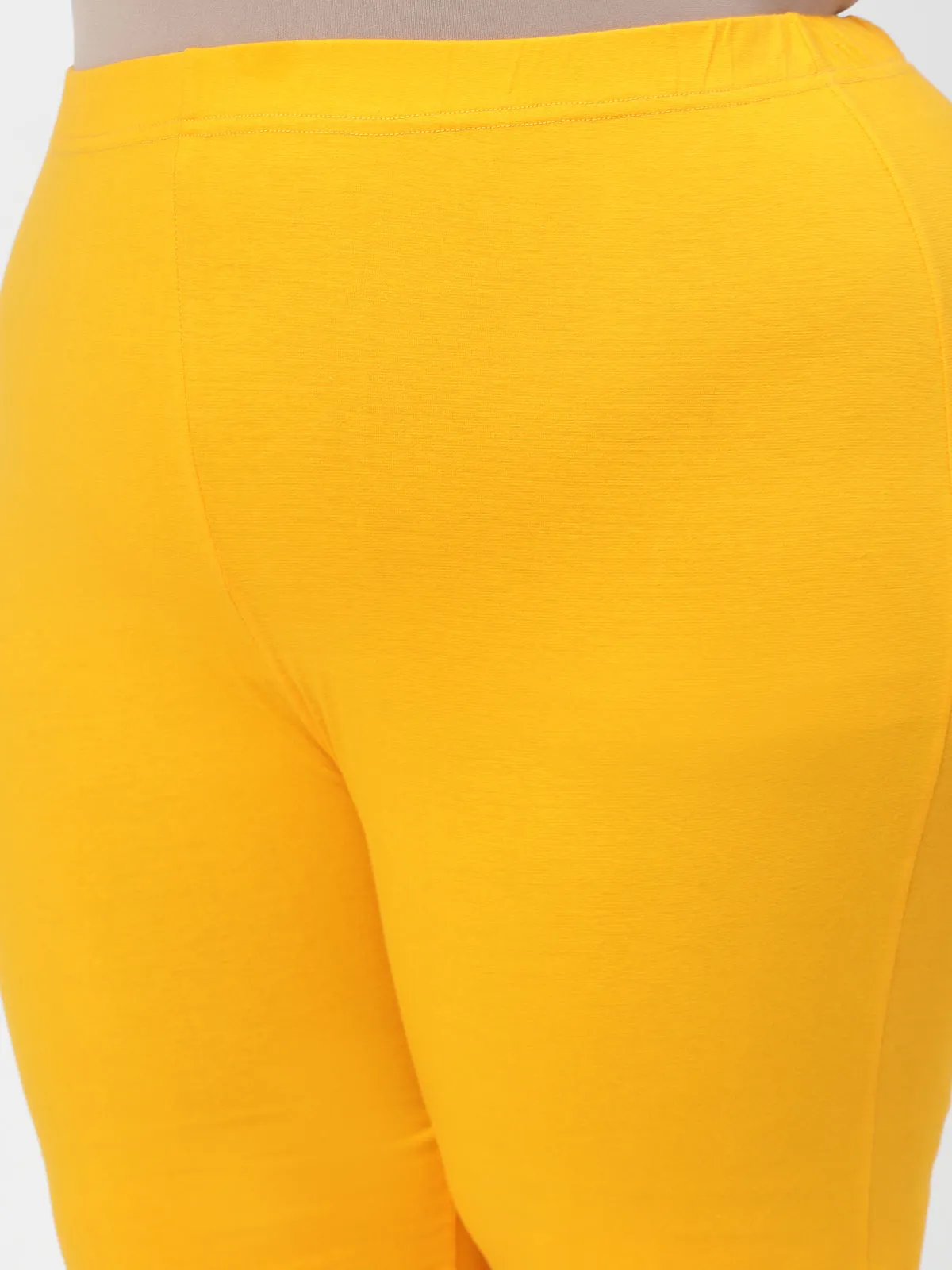 Mustard Churidar Leggings