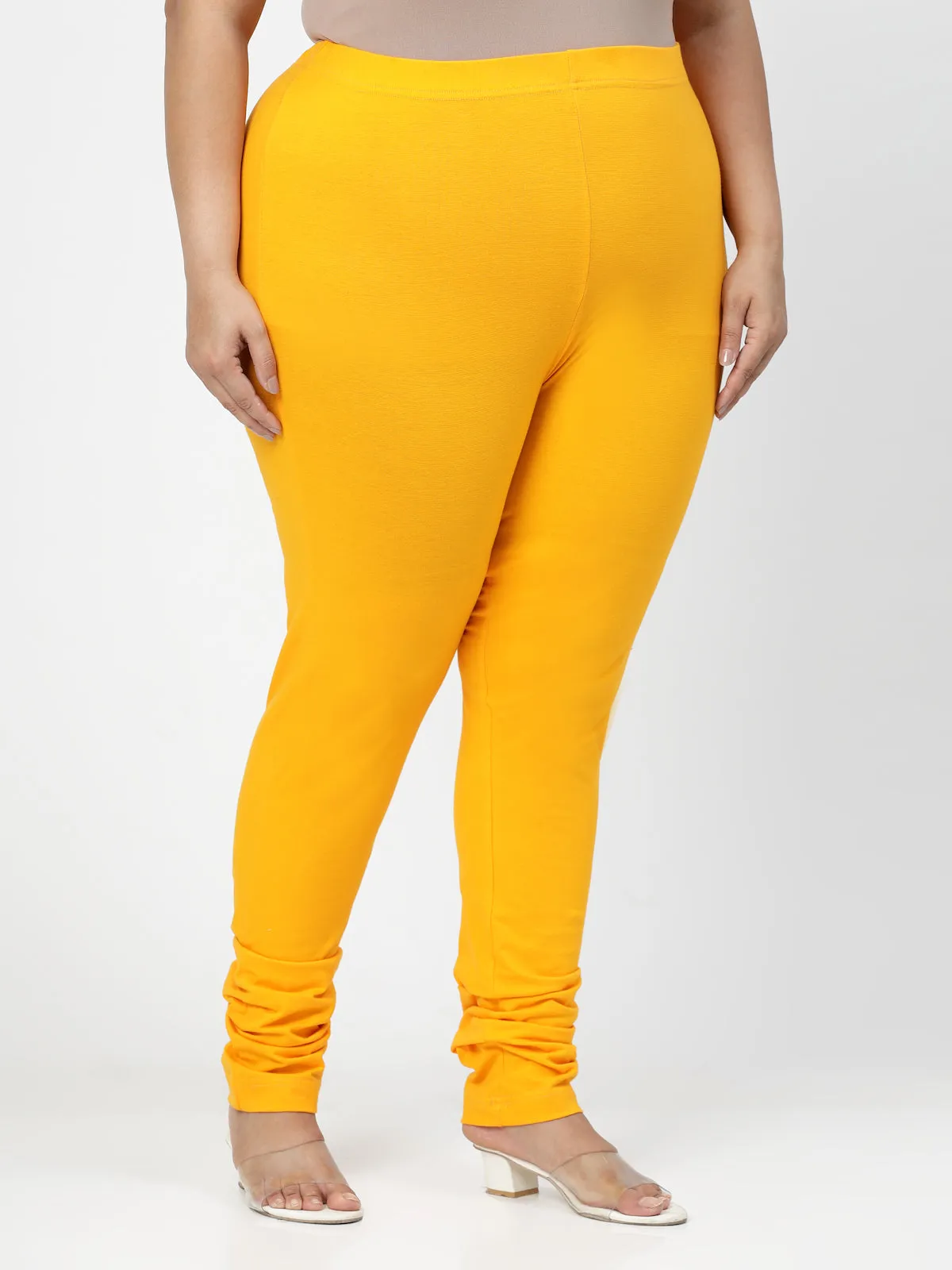 Mustard Churidar Leggings
