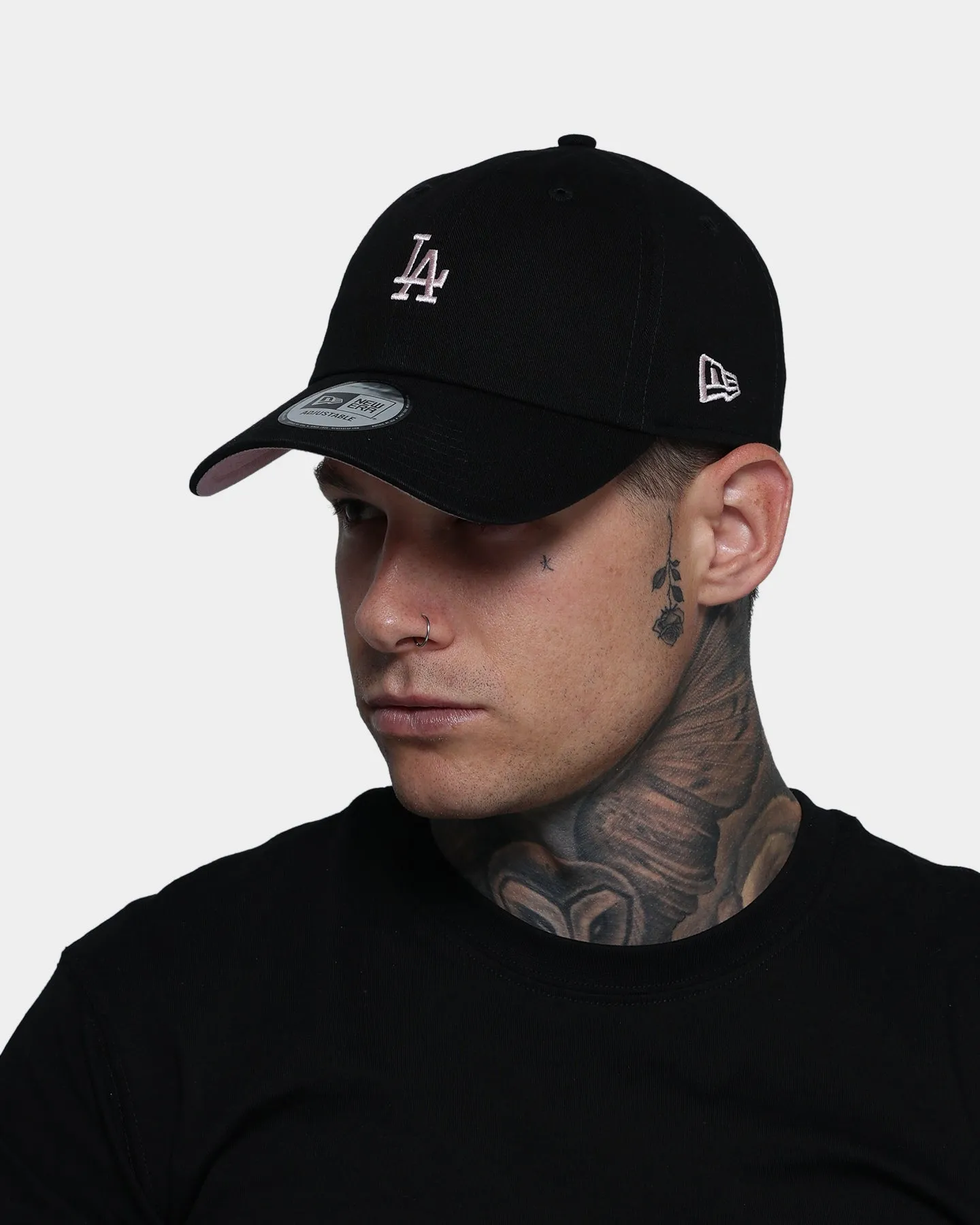 New Era Los Angeles Dodgers 9FORTY Strapback Black/Baby Pink