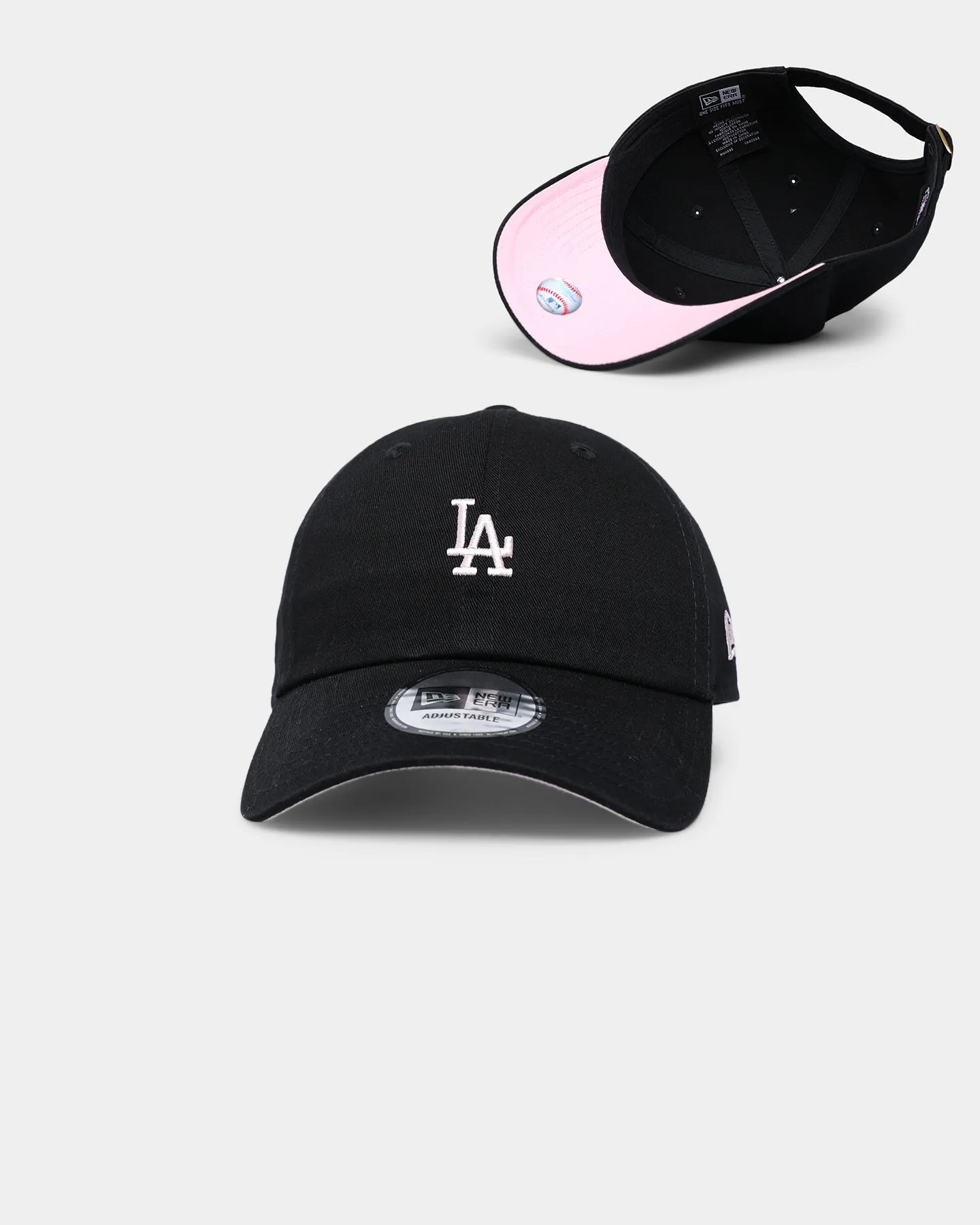 New Era Los Angeles Dodgers 9FORTY Strapback Black/Baby Pink