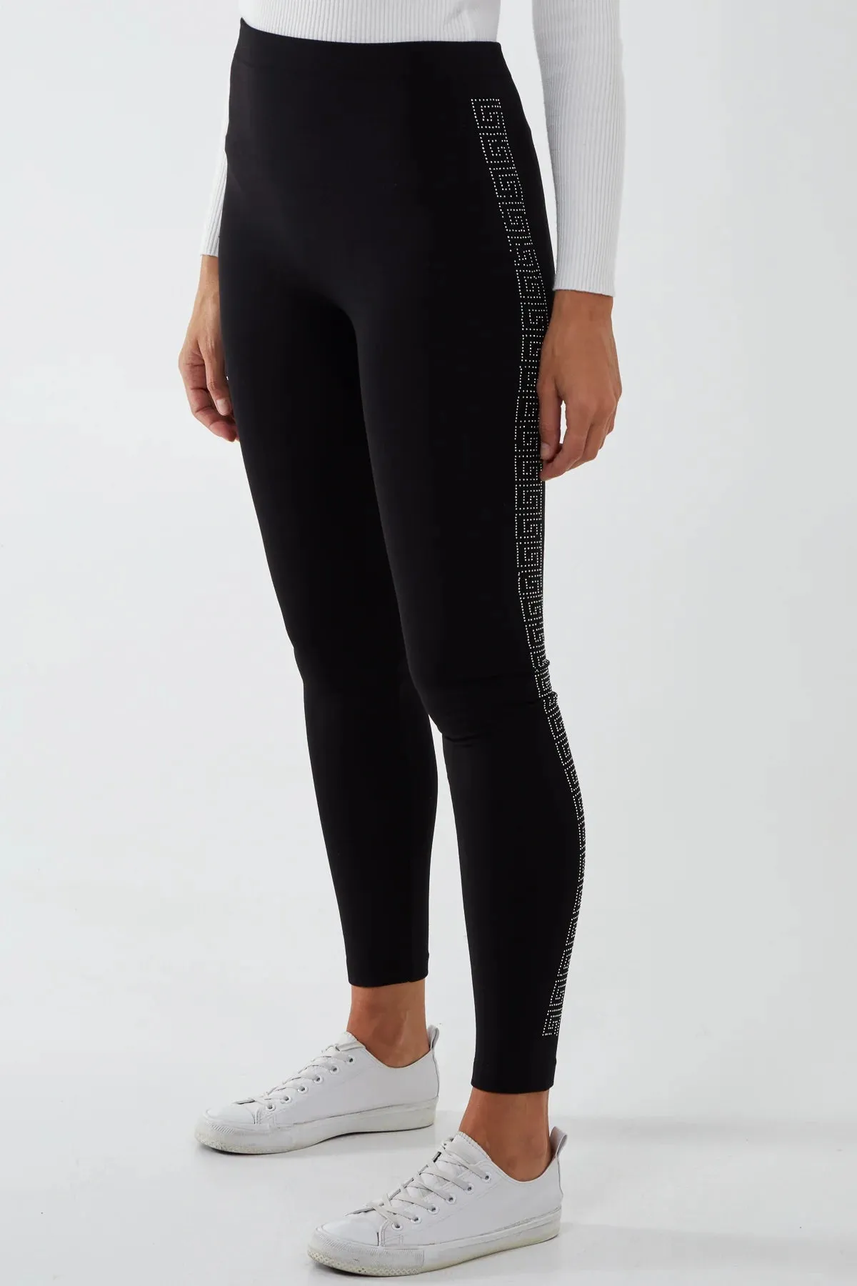 Nula Diamanté Fleece Lined Leggings