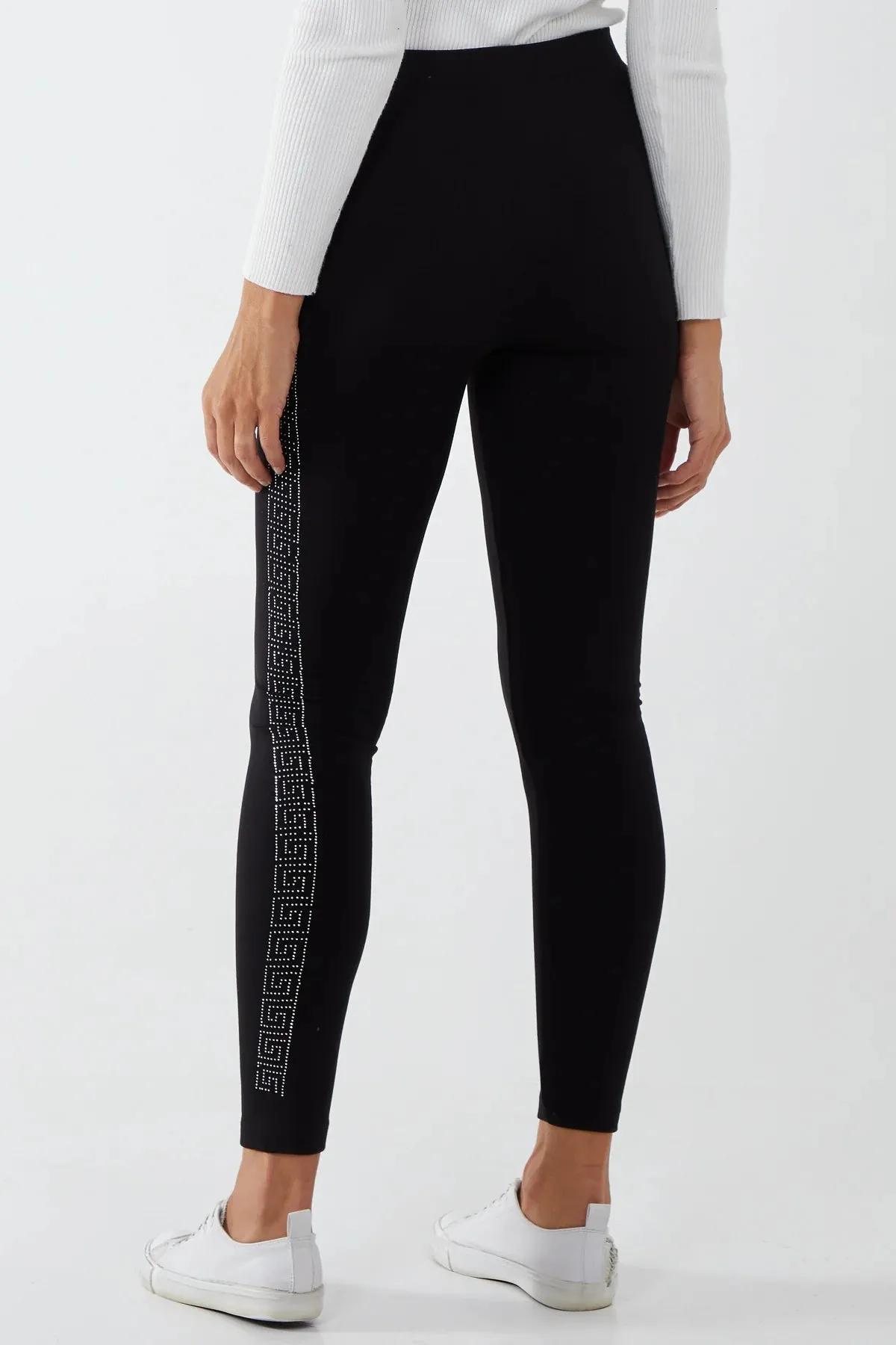 Nula Diamanté Fleece Lined Leggings