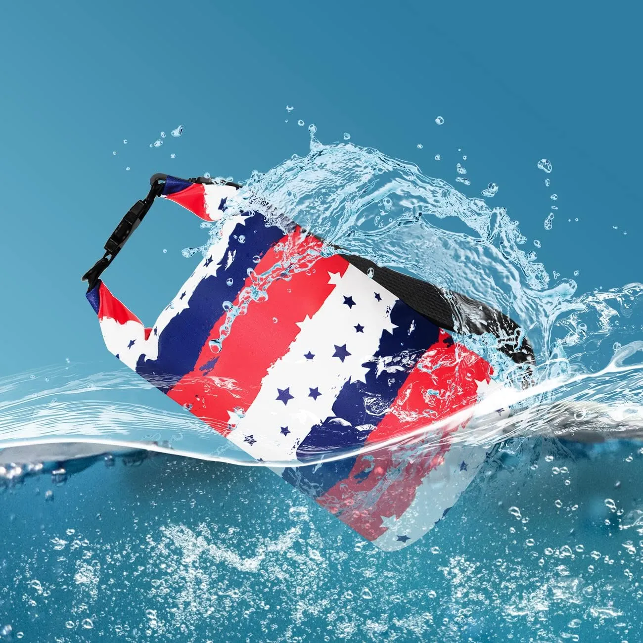OMGear Waterproof Dry Bag Backpack Phone Pouch 40L/30L/20L/10L/5L Floating Dry Sack for Kayaking Boating Outdoors Activities