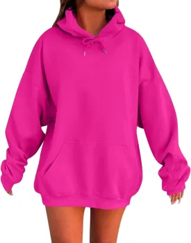 Oversized Hoodies for Women Fall Fashion Long Sleeve Pullover Hoodie Trendy Cute Hooded Sweatshirt Winter Outfits 2025