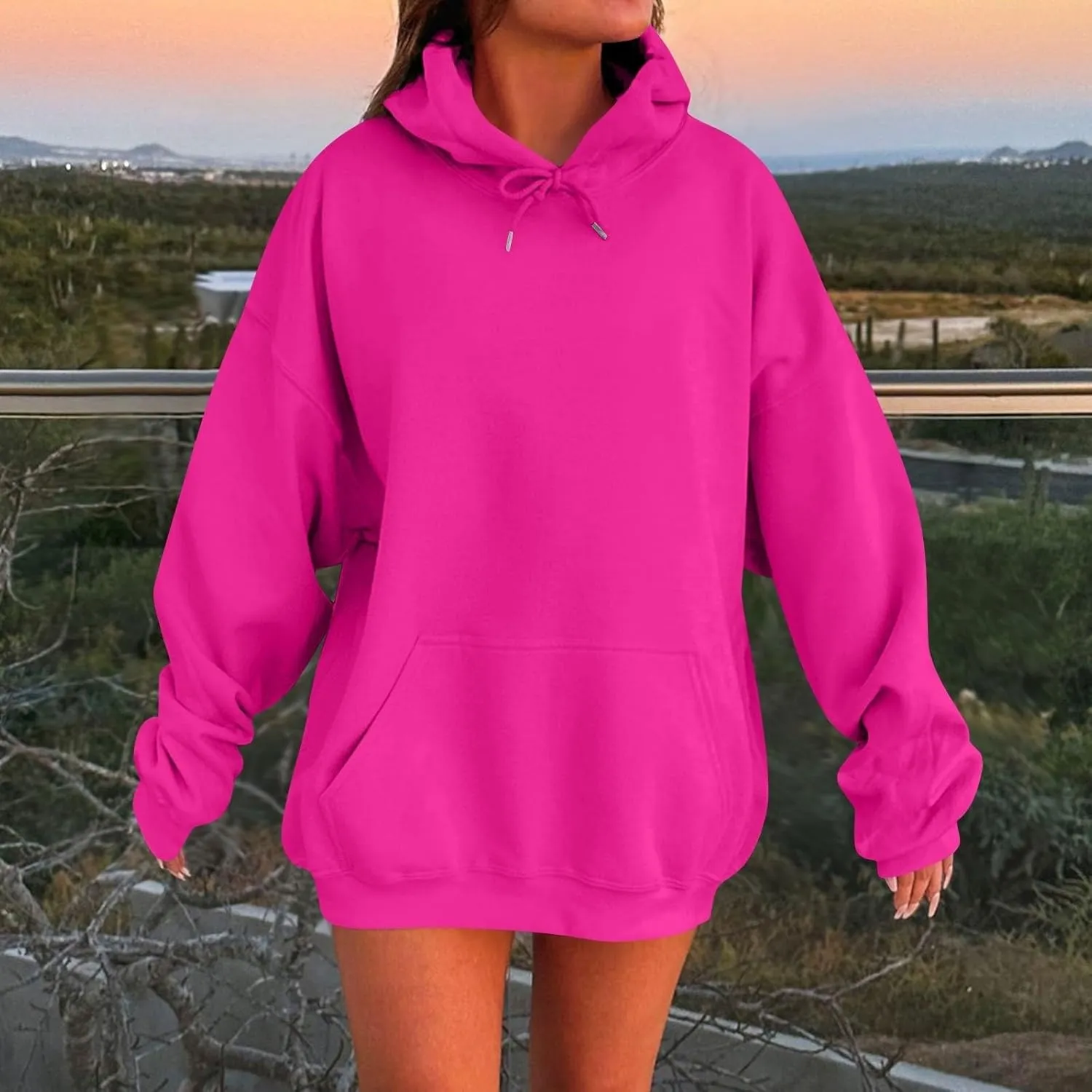 Oversized Hoodies for Women Fall Fashion Long Sleeve Pullover Hoodie Trendy Cute Hooded Sweatshirt Winter Outfits 2025