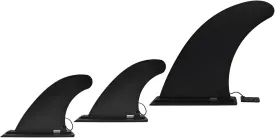 Paddle Board Fins Replacement Set of 3 (1P 9" & 2P 5"), Choose from Three Options, Nylon Fiberglass Reinforced Detachable Quick Release Paddleboard Fin for Most ISUP, Inflatable Paddleboard