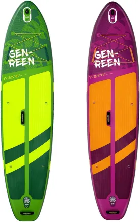 Paddle Board Stand up Paddle Board Inflatable sup Board Newly Improved 4 Grips 3 fins Products and Designs Exclusively for Japanese customers Ultra Stable11'6"33"