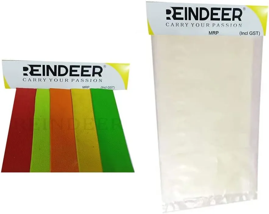 REINDEER Cricket Bat Protection Grade Combo of 2 Scuff Sheet and 2 Toe Guard