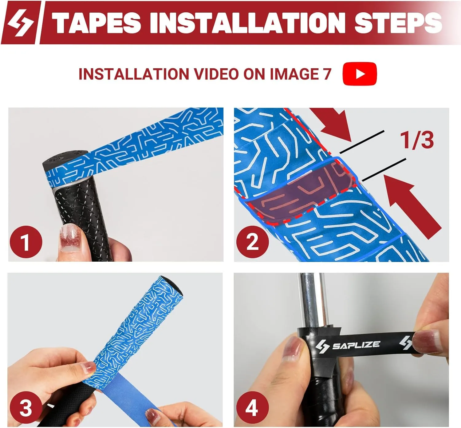 SAPLIZE Golf Grip Wrapping Tapes, 3 Or 15 Pack Tacky PU Overgrip Tapes, New Regripping Solution for Golf Club Grips