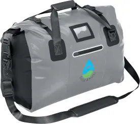 Skog  Kust Duffelsak Heavy Duty Waterproof Duffel - Gear Bag for Sports, Travel, & More - 40L Grey