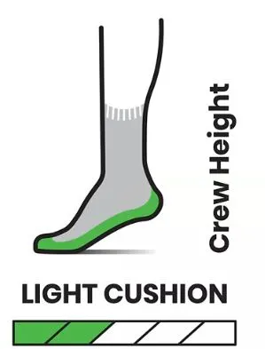 Smartwool - Men's Hike Light Cushion Mountain Range Pattern Crew Socks