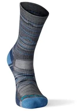 Smartwool - Men's Hike Light Cushion Mountain Range Pattern Crew Socks
