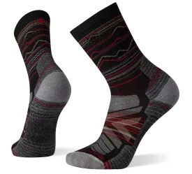 Smartwool - Men's Hike Light Cushion Mountain Range Pattern Crew Socks
