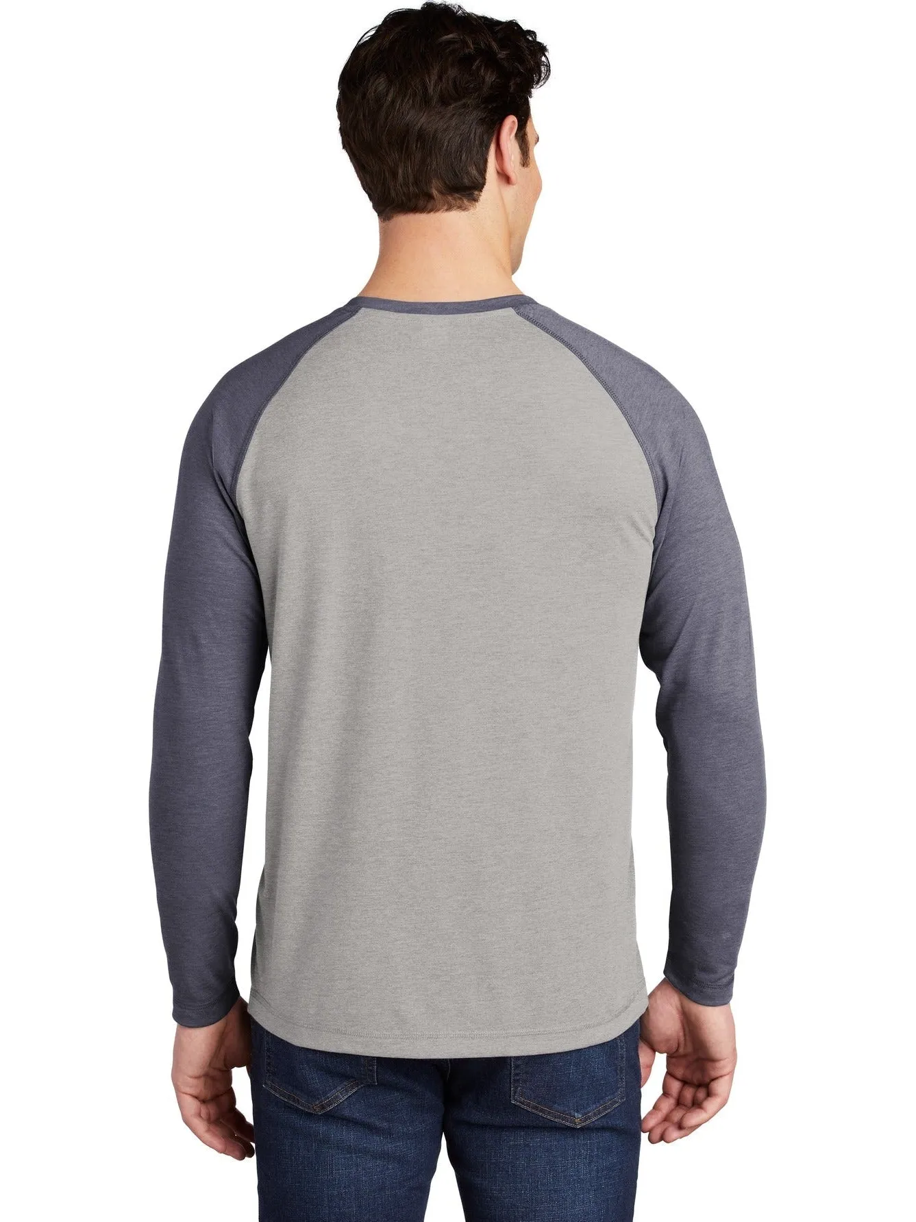 Sport-Tek Posicharge Long Sleeve Tri-Blend Wicking Raglan Tee