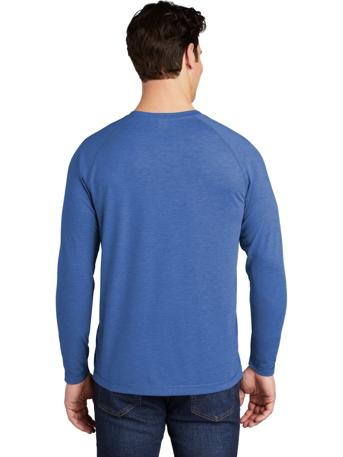 Sport-Tek Posicharge Long Sleeve Tri-Blend Wicking Raglan Tee