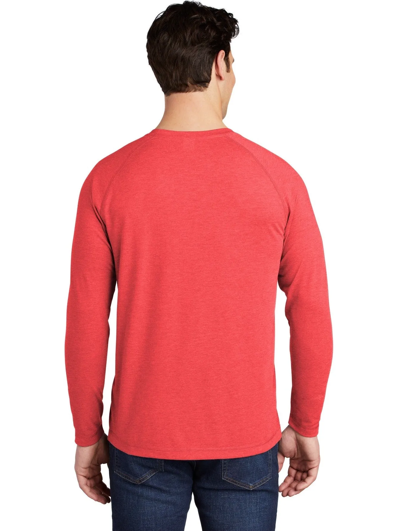 Sport-Tek Posicharge Long Sleeve Tri-Blend Wicking Raglan Tee