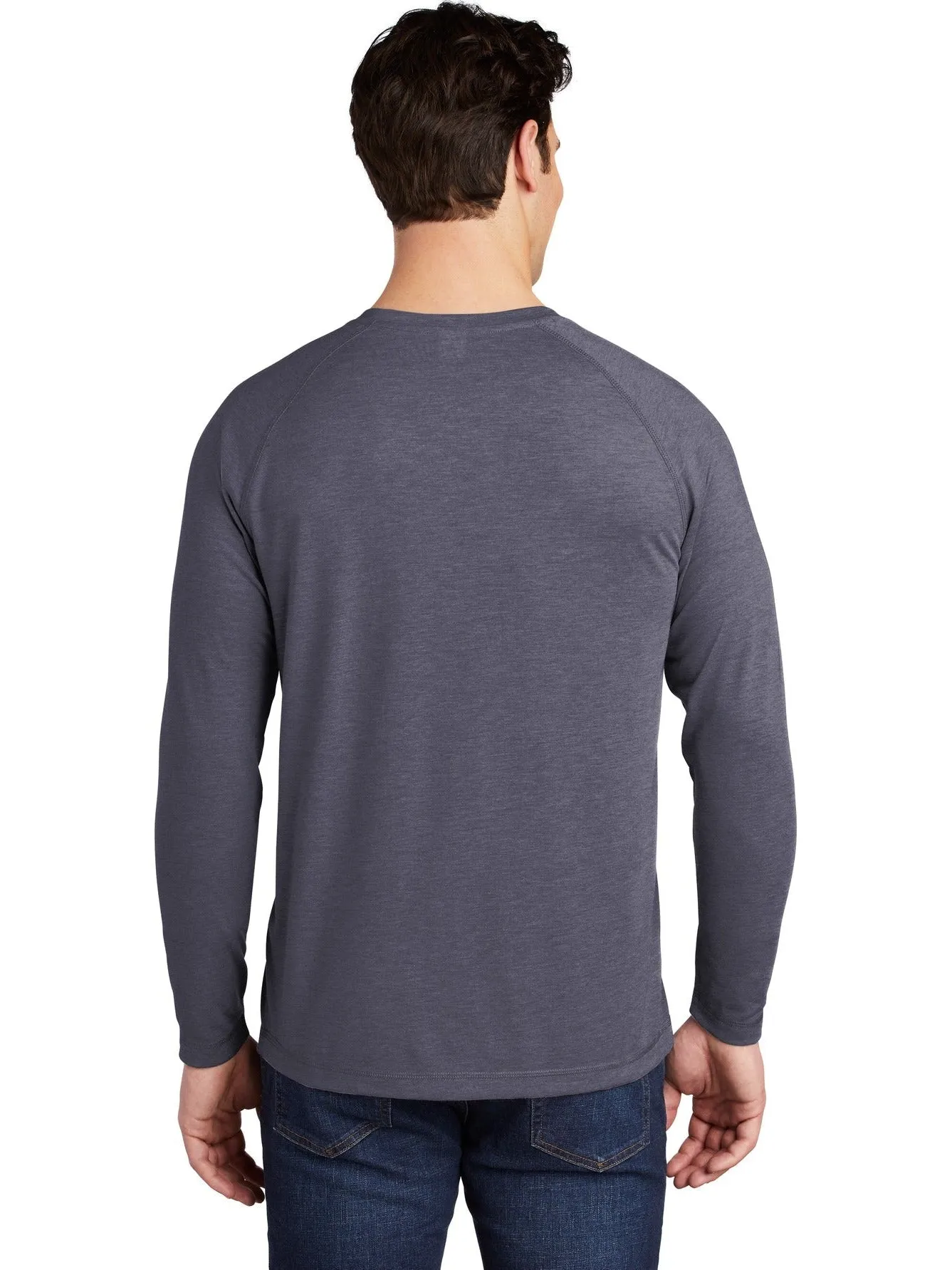 Sport-Tek Posicharge Long Sleeve Tri-Blend Wicking Raglan Tee