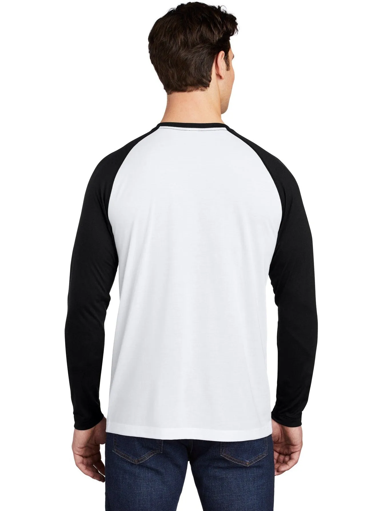 Sport-Tek Posicharge Long Sleeve Tri-Blend Wicking Raglan Tee
