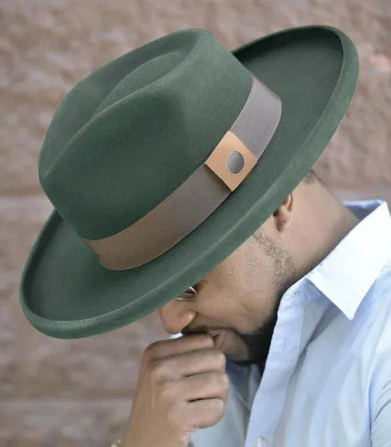 Suave Wide Brim Felt Fedora
