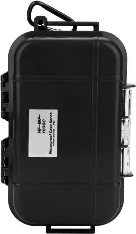 Waterproof Storage Case, Outdoor Survival Waterproof Case Shockproof Storage Case Airtight Carry Box Container for Outdoor Boating Camping(Black)