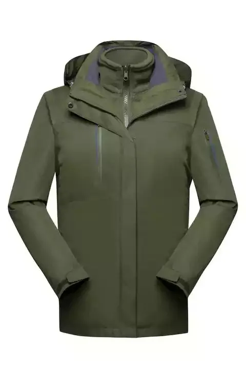 Wholesale Zip Up Unisex Windproof Detachable Outdoor Jackets With Hood