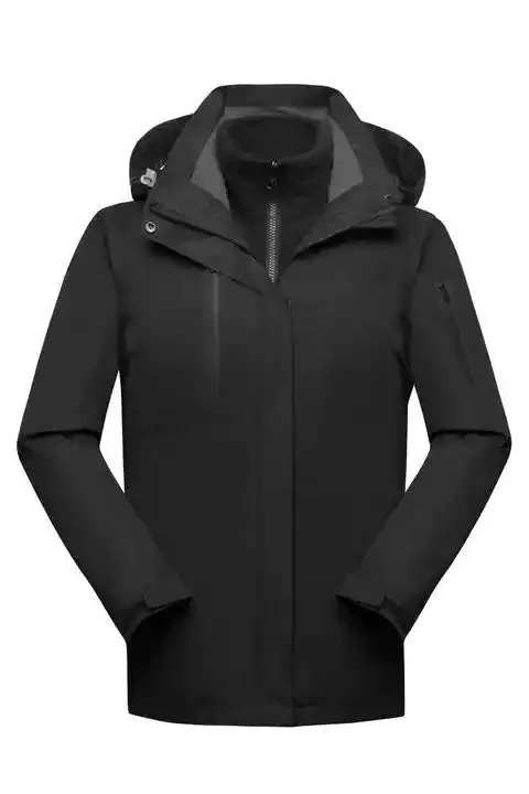 Wholesale Zip Up Unisex Windproof Detachable Outdoor Jackets With Hood