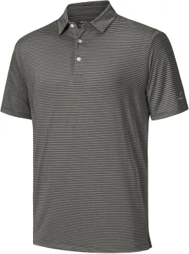 Willit Men's Golf Polo Shirts Short Sleeve Striped Performance Moisture Wicking